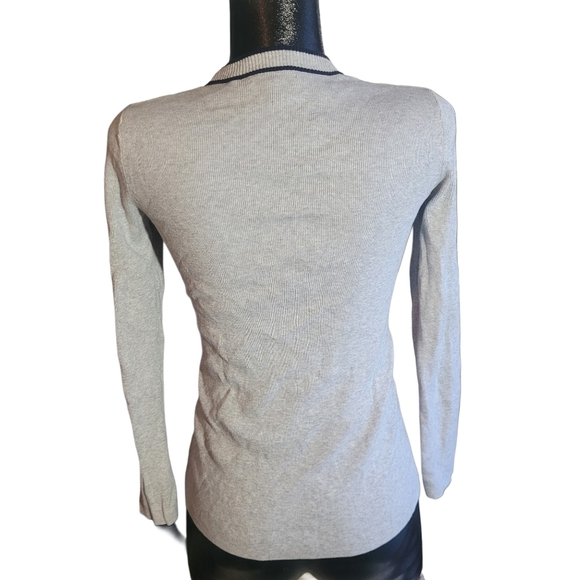 Tommy Hilfiger Grey Button Up Cardigan XS - Picture 6 of 7